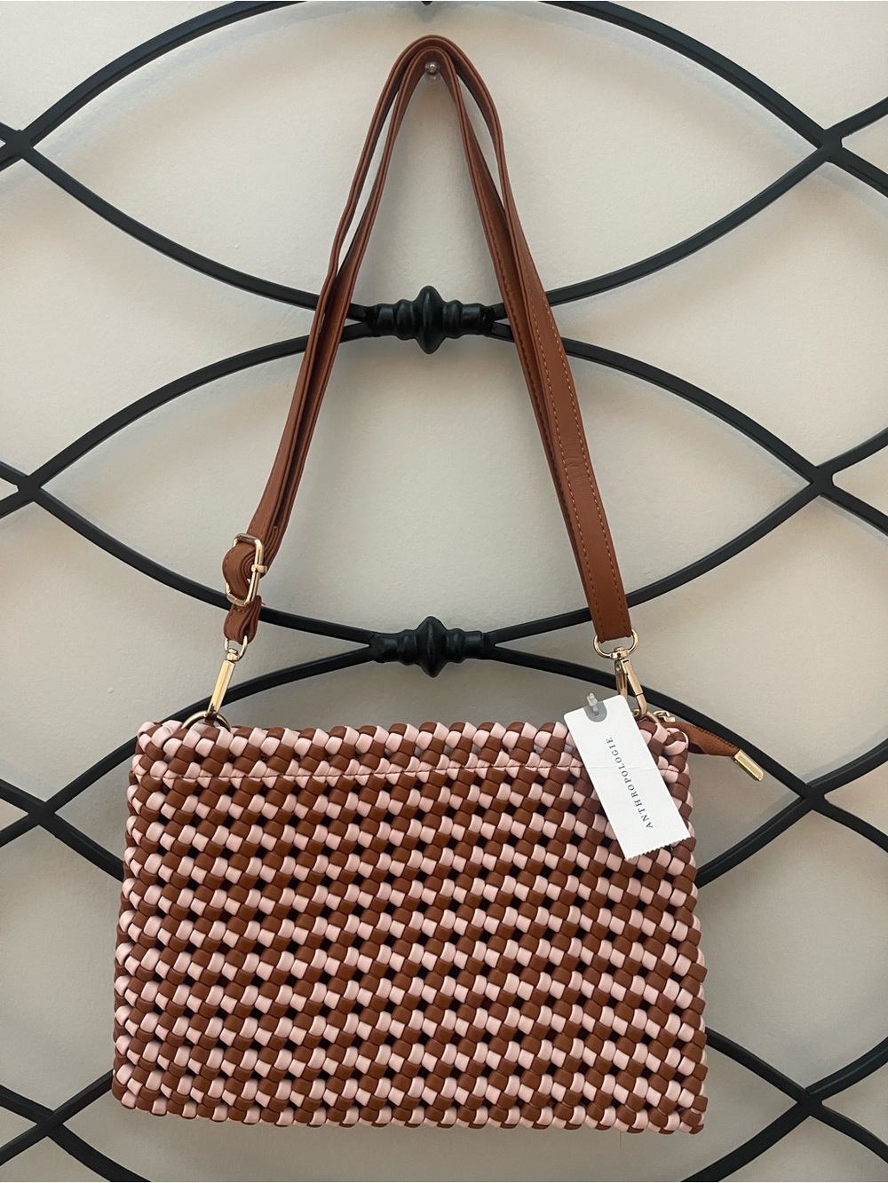 NWT Anthropologie Kalani Woven Bag